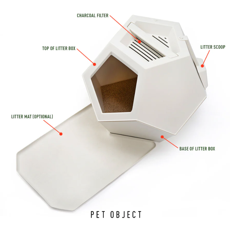 Pet Object Litter Box detail 2